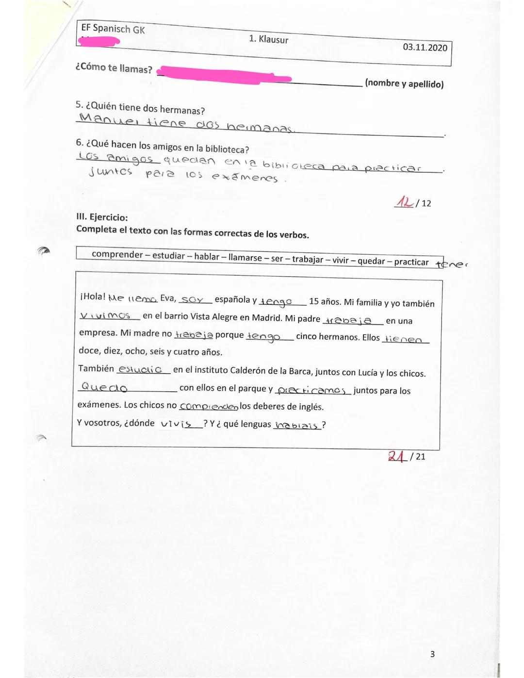 Name:
TEIL B
TEIL A
mögliche Punkte:
erreichte Punkte:
mögliche
Punkte:
erreichte
Punkte:
Du...
Inhaltliche Leistung
• eröffnest das Gespräc