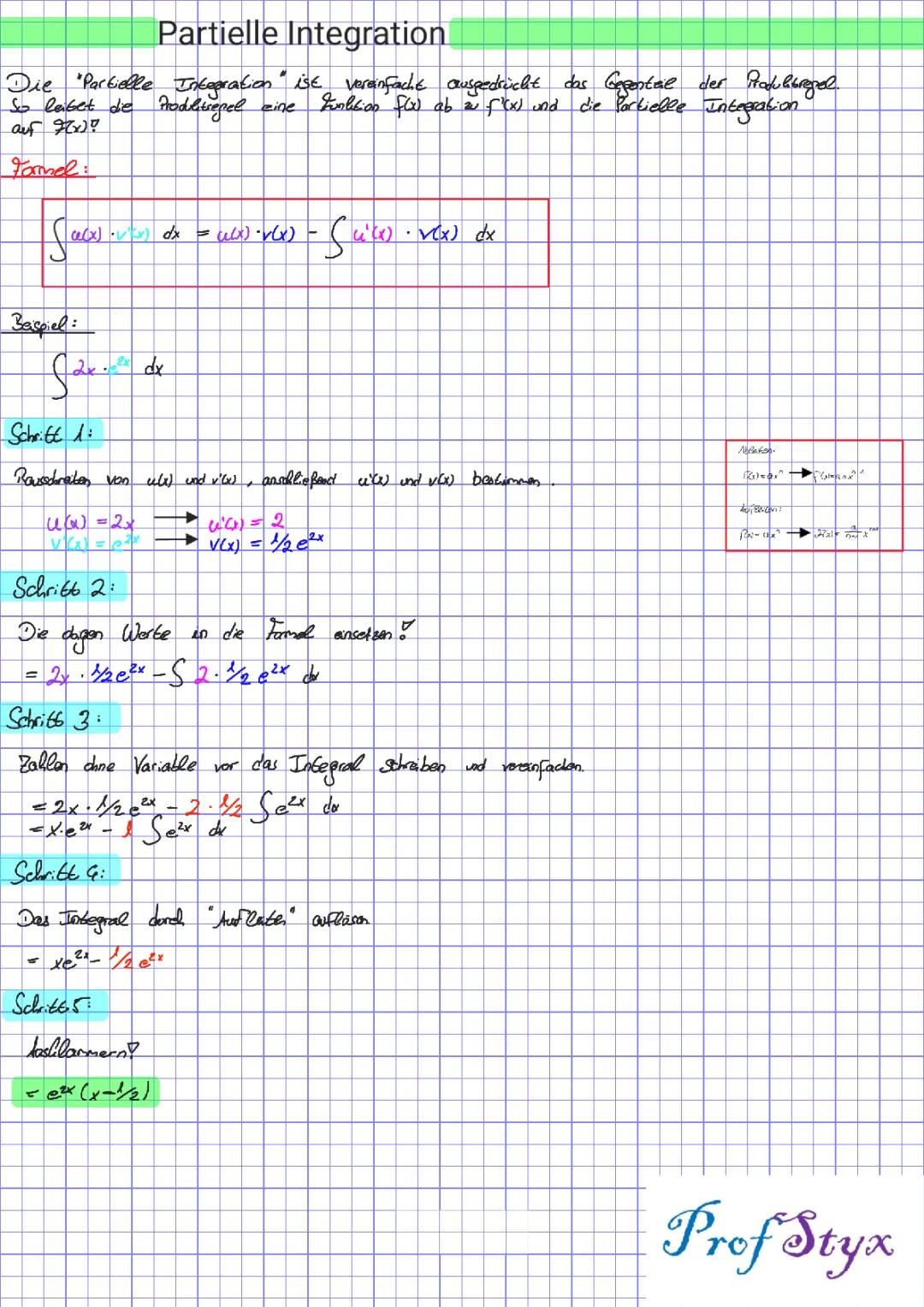 Partielle Integration