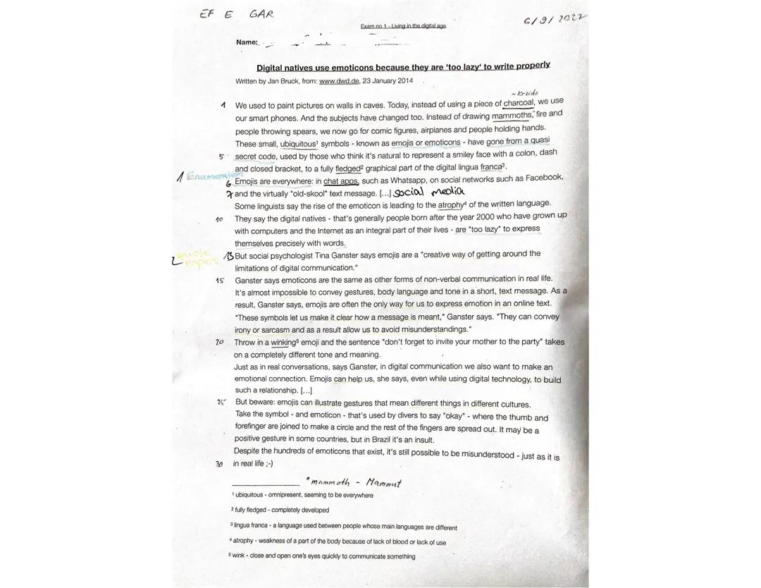 Exam no 1 - Living in the digital age