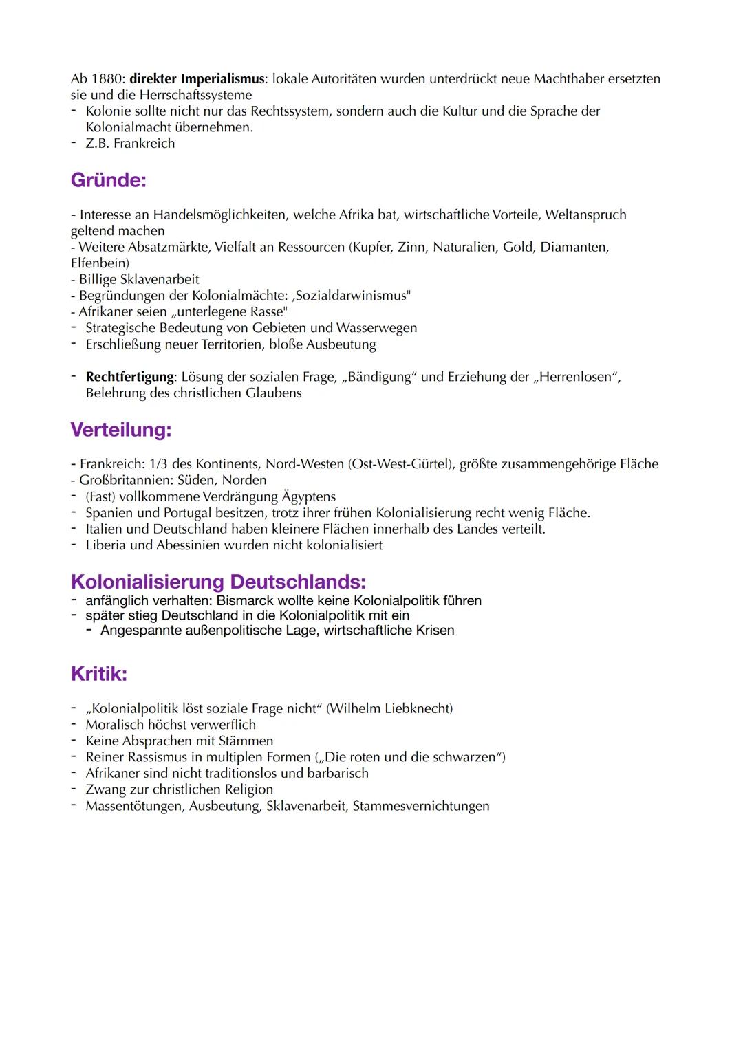 # Kolonialisierung
20.06.2022
Begriffserklärungen:
Imperialismus: - das Streben eines Landes, sich über andere Länder Einfluss zu verscha