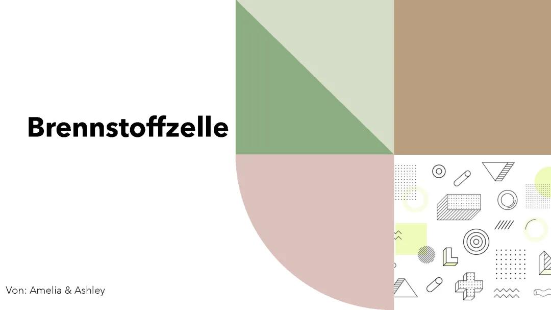 Physik Präsentation Brennstoffzelle