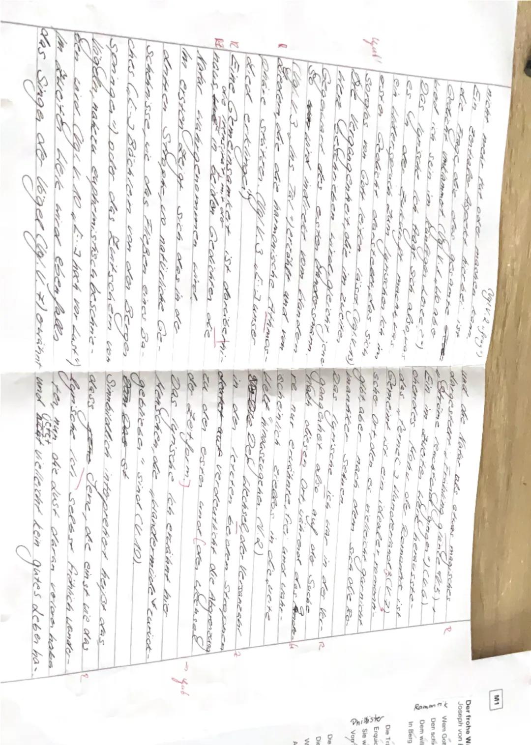 Deutsch LK 12
3. Kursarbeit im Leistungskurs Deutsch (12/2)
Name:
Lydia R. 26
Datum: 13.03.2025
Thema: Die Epoche der Romantik - Gedich