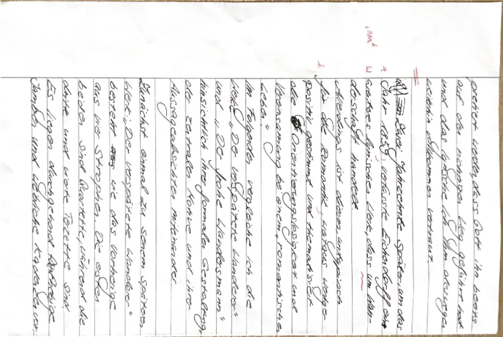 Deutsch LK 12
3. Kursarbeit im Leistungskurs Deutsch (12/2)
Name:
Lydia R. 26
Datum: 13.03.2025
Thema: Die Epoche der Romantik - Gedich