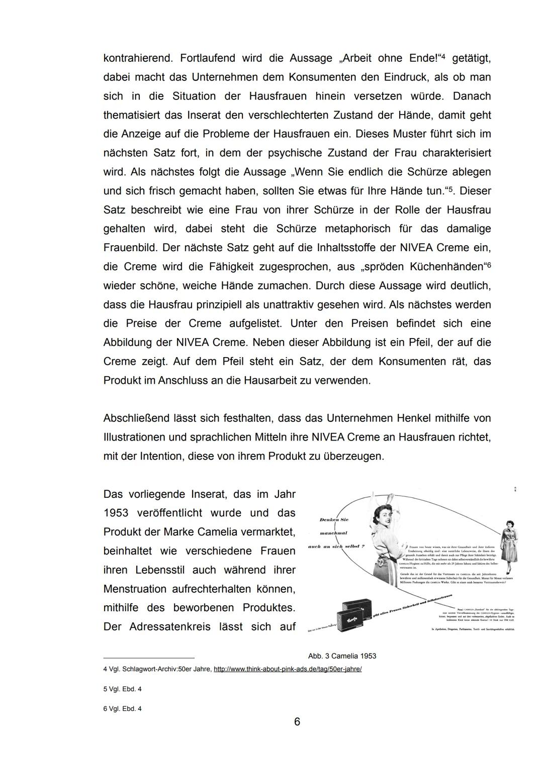 Fichte Gymnasium Hagen
Gegenüberstellung der Darstellung des Frauenbildes in der
der Werbung der 50er Jahre und der Gegenwart
FRAUEN AN DE