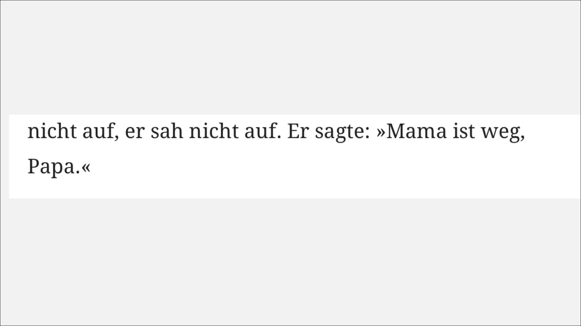 WEG
LYDIA DIMITROW
II. Klasse
WA Weg (2008)
Bis auf das Halstuch hatte sie alles mitgenommen. Es
gab keinen Kafka mehr auf dem Nachttisch, k