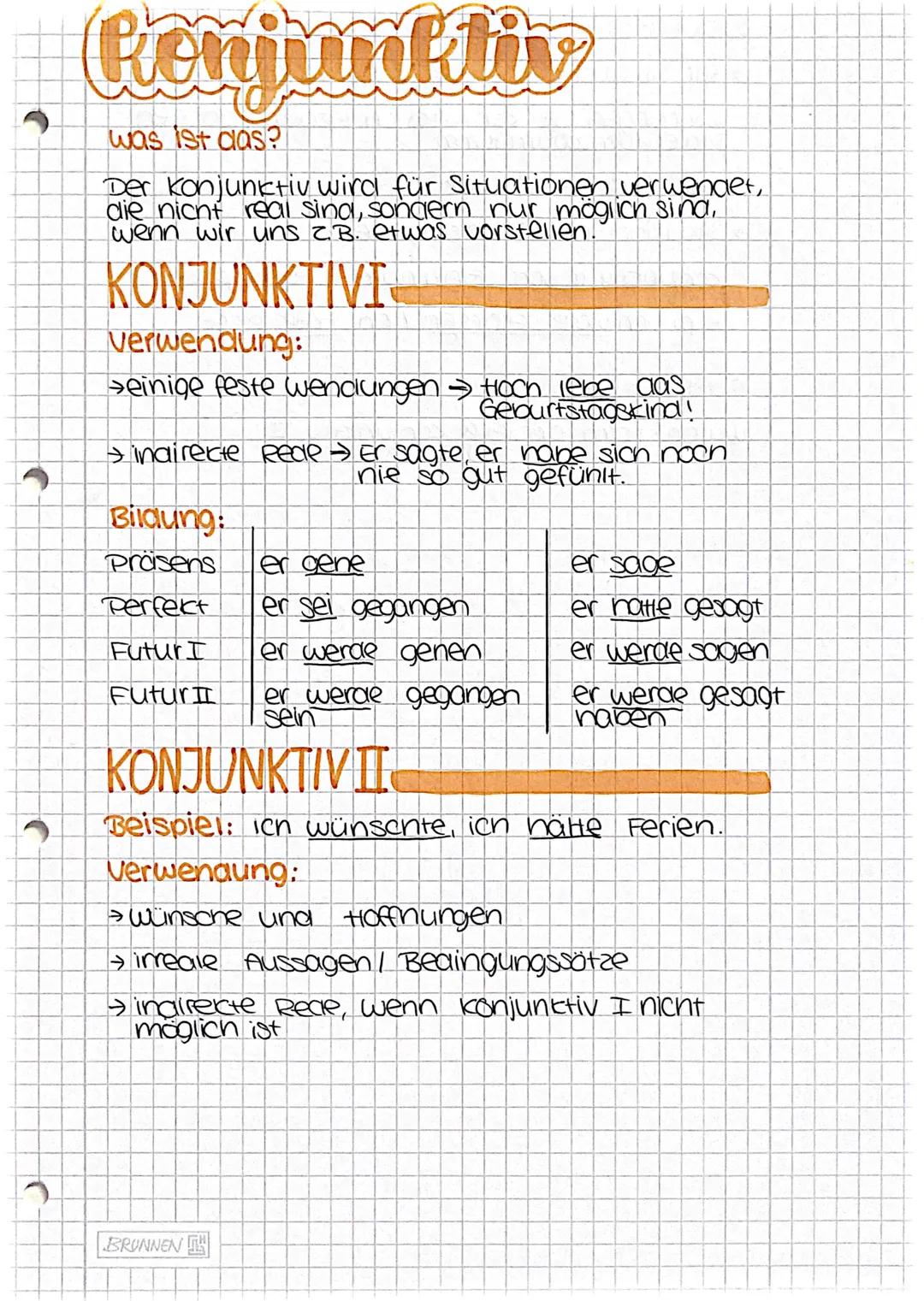 # Konjunktiv
was ist das?
Der Konjunktiv wird für Situationen verwendet,
die nicht real sind, sondern nur möglich sina,
wenn wir uns z. B.
