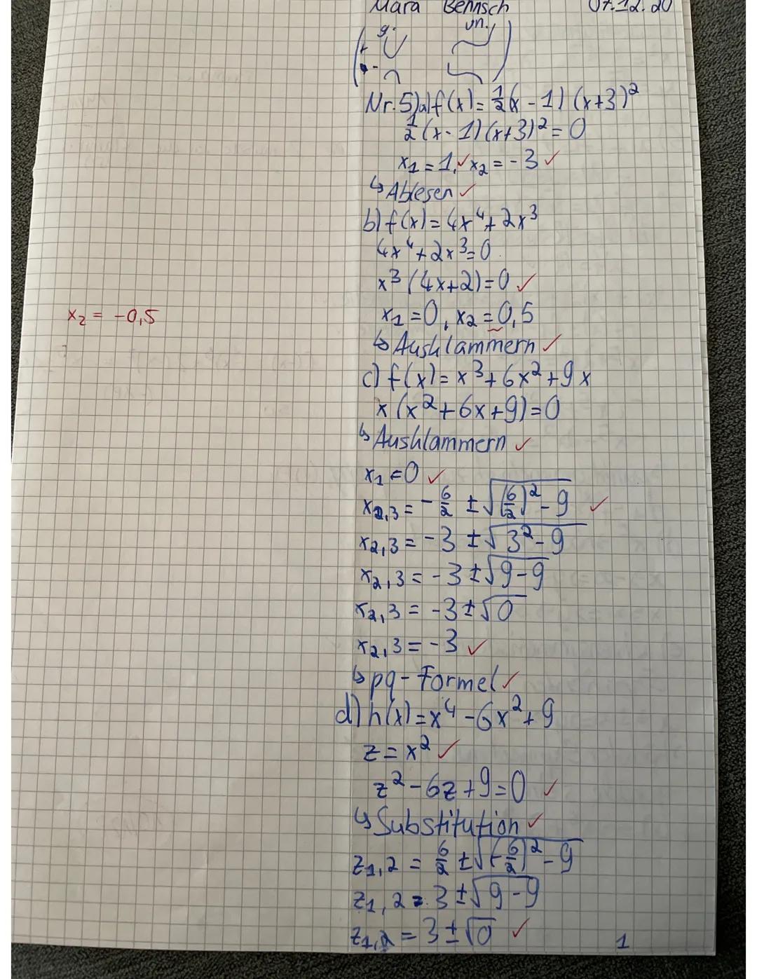 Lerne Nullstellen und Globalverlauf: Quadratische Funktionen und mehr!