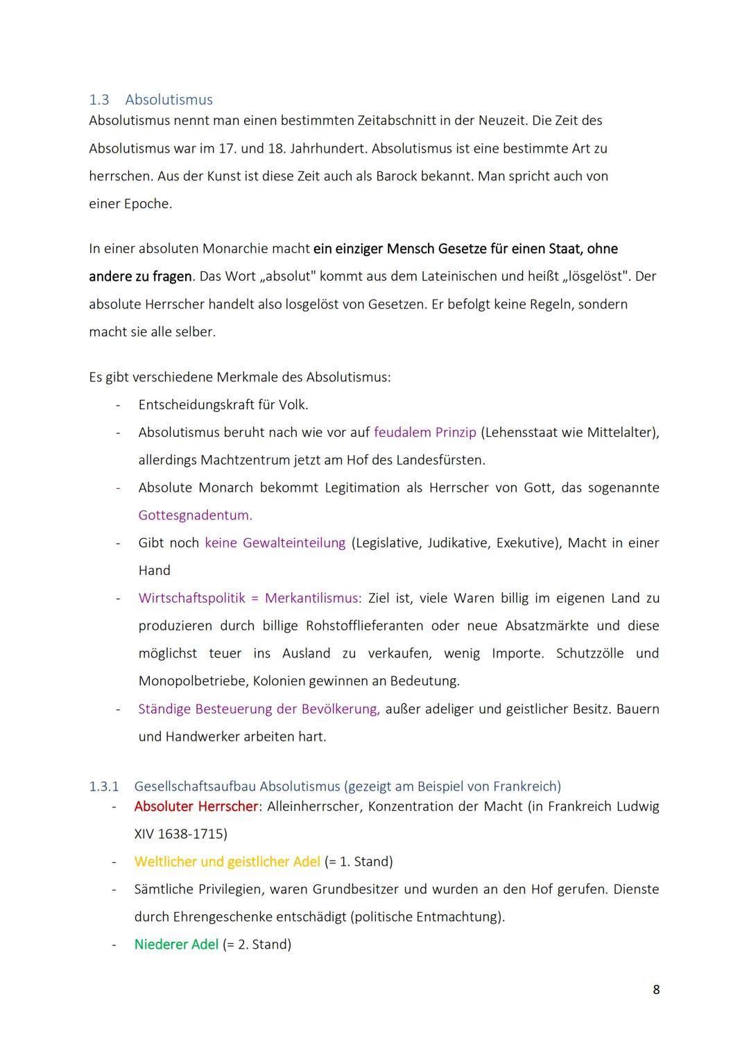 # Inhaltsverzeichnis
1 Politische Systeme..................................................................................................