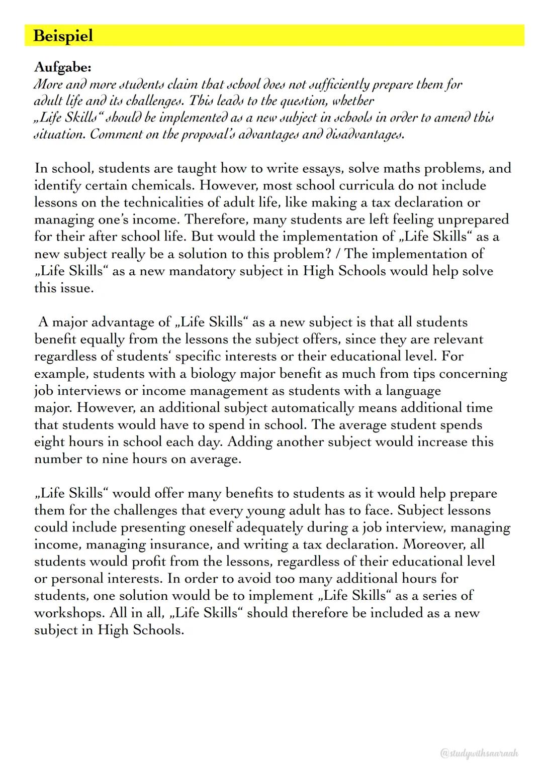 # COMMENT
Definition
In einem comment drückt man die eigene Meinung zu einem Thema
aus und begründest diese mit Argumenten.
Aufbau
Der A