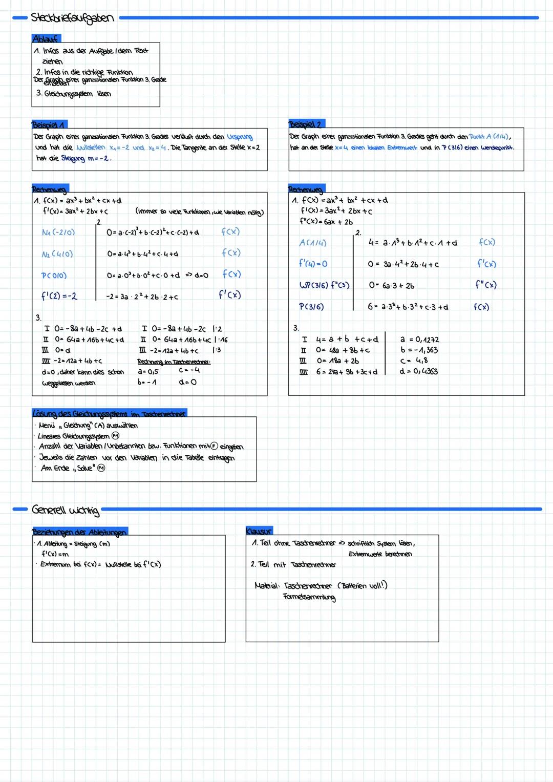 Exremwertprobleme
Ablauf
1. Skizze des Problems
2. Weitere Information
3. Hauptbedingung aufstellen
4. Nebenbedingung aufstellen (+ umformen