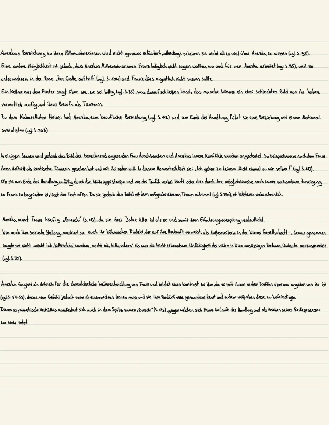 # Anezka
Anezka ist eine zwanzigjährige Frau, die 1937/38 ohne behördliche Genehmigung in Wien, der Hauptstadt von österreich, als Köchin,