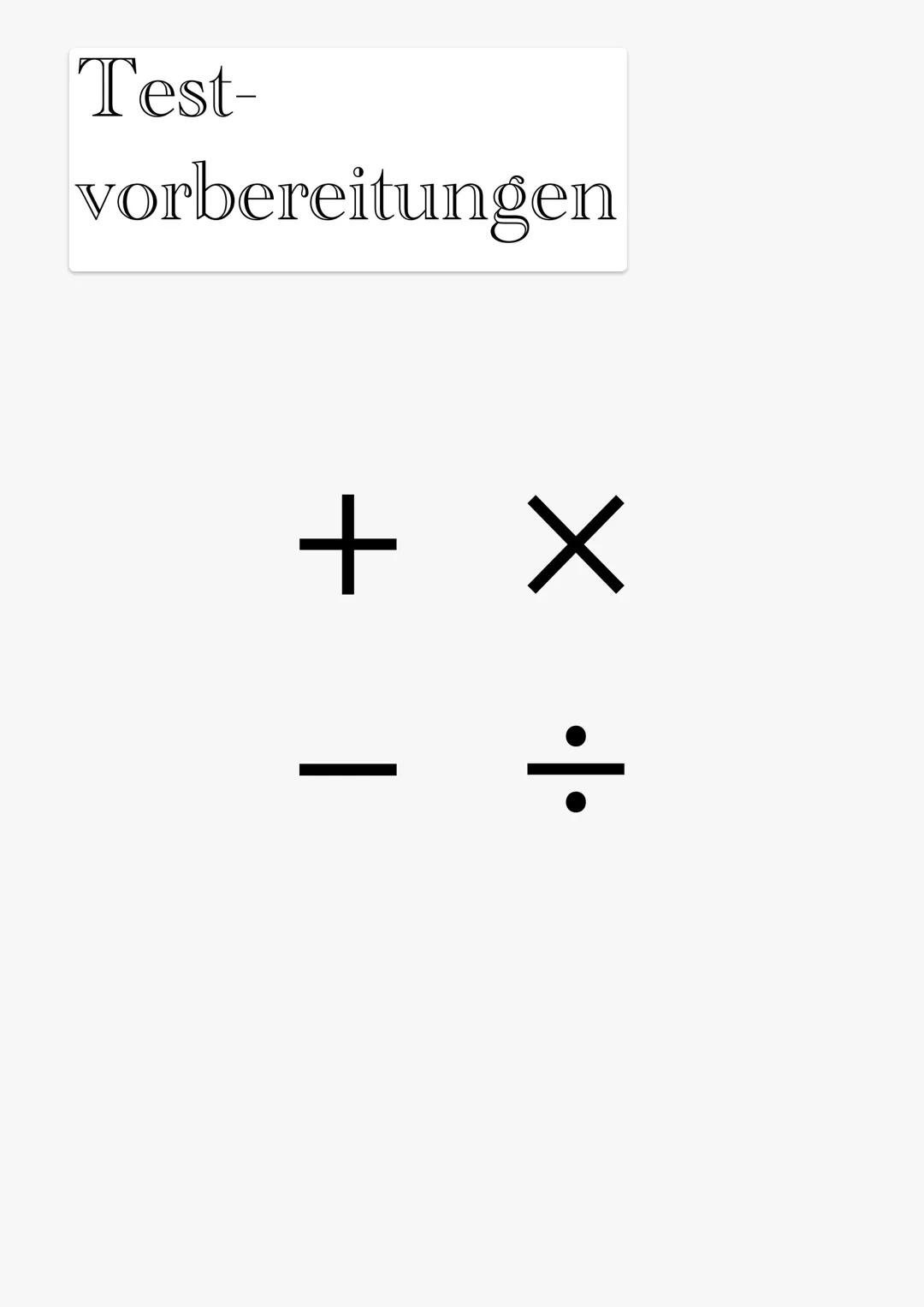 Test-
vorbereitungen
+ X
× ·|·
| Thema Stochastik
= ist ein Oberbegriff der Mathematik für die Gebiete: Wahrscheinlichkeitstheorie und Mathe
