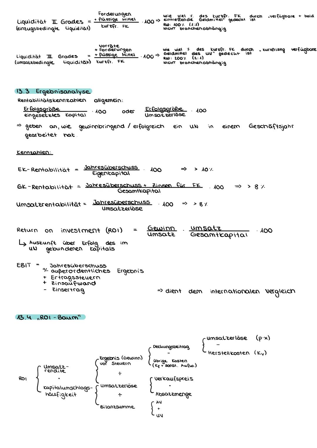 # bwe
13. Jahresabschlussanalyse
(durch Kennzahlenanalyse)
13.1 Aufbau Strukturbilanz
Aktiva
Passiva
1) Forderungen inkl. Wertpapiere