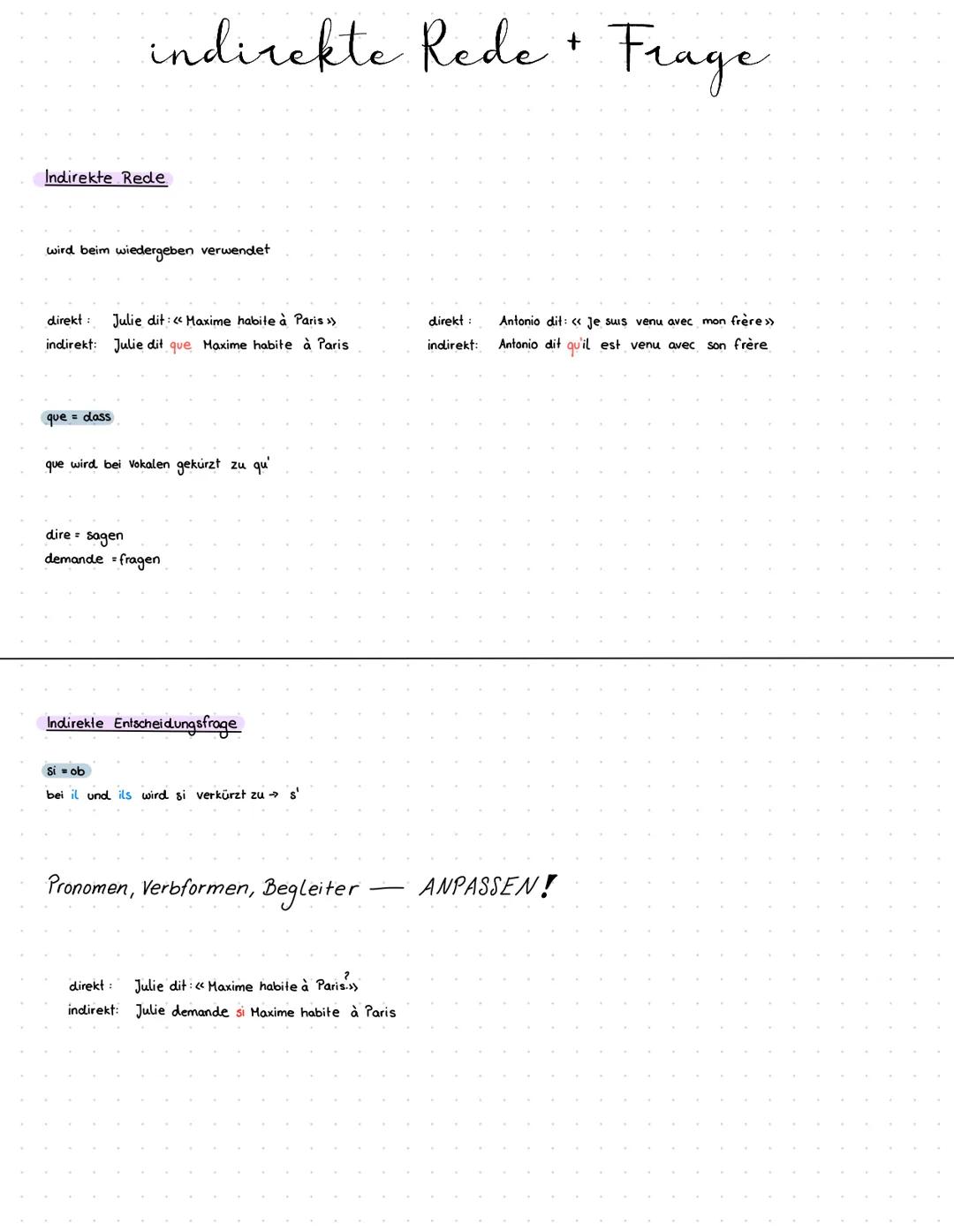 ÊTRE
être = Sein
Je
ти
il/elle / on
nous
vous
ils/elles
passe compossi
J'ai été
+ NUMERUS &
GENUS
-e
suis
es
est
Sommes
êtes
naitre négebore