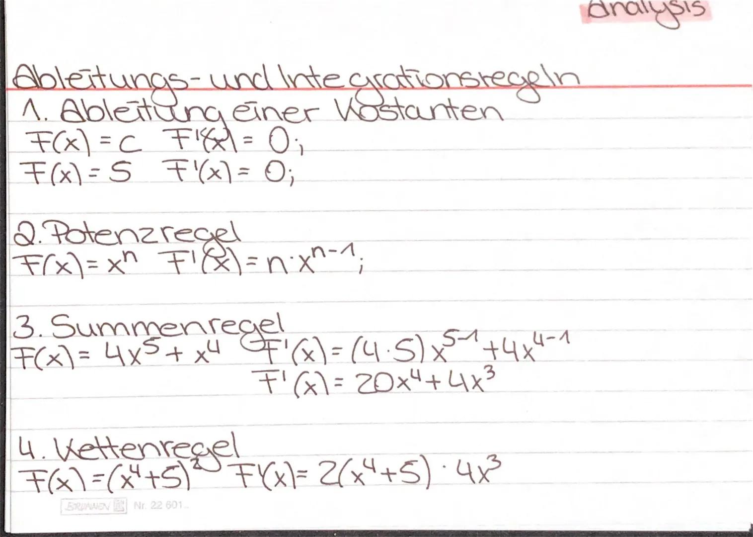 Analysis
Ganzrationale Funlutionen
Def.: Eine Funlution, die aus Potenzfunlutionen und linearen Funlutionen zusammen- gesetzt ist.
$f(x) =