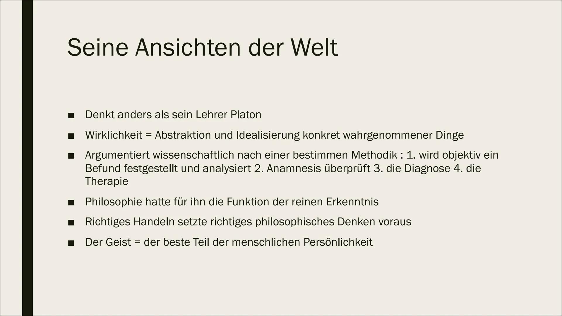 ARISTOTELES'S
GLÜCKDEFINITION # Inhaltsverzeichnis
- Wer ist Aristoteles?
- Seine Ansichten der Welt
- Seine natürliche Rangordnung
- Seine