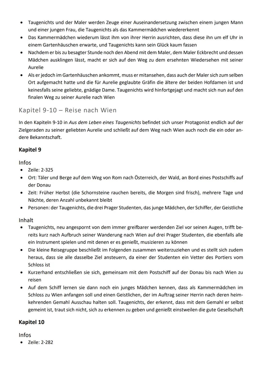 Aus dem Leben eines Taugenichts -
Joseph von Eichendorff
Übersicht
Die von Joseph Freiherr von Eichendorff verfasste Novelle Aus dem Leben e