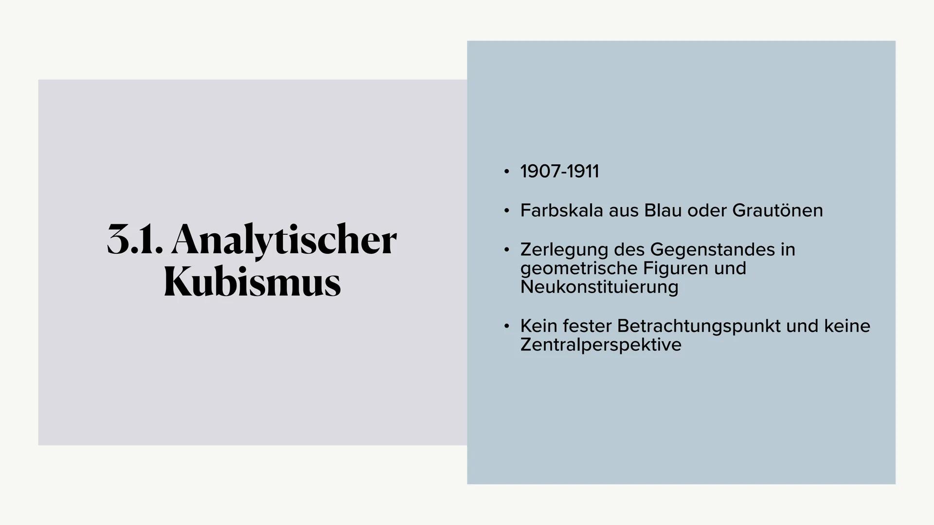 ..Alles in der Kunst bildet sich aus Kugel, Kegel
und Zylinder"
Paul Cézanne Kubismus
Lisabet Probst 23 gA Kunst 1.Begriffserklärung
2.Gesch