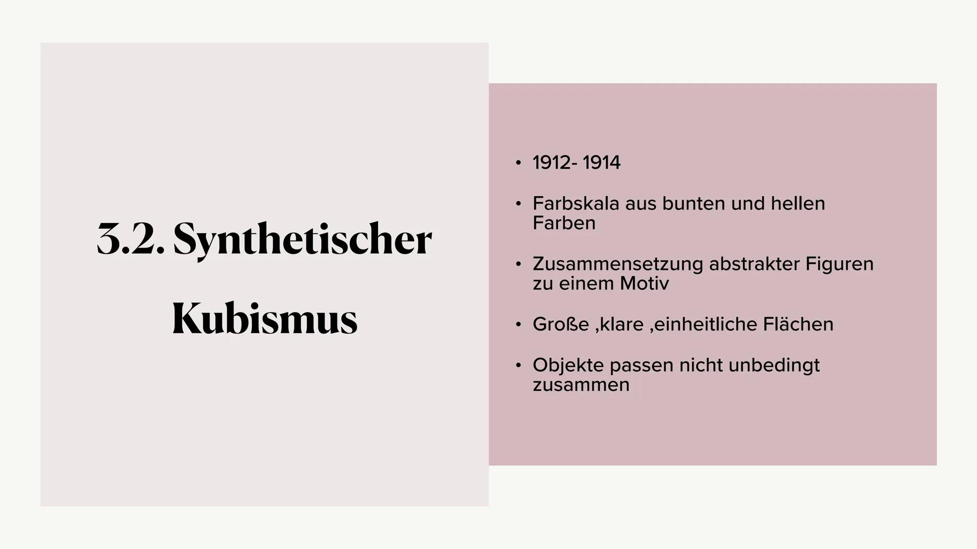 ..Alles in der Kunst bildet sich aus Kugel, Kegel
und Zylinder"
Paul Cézanne Kubismus
Lisabet Probst 23 gA Kunst 1.Begriffserklärung
2.Gesch