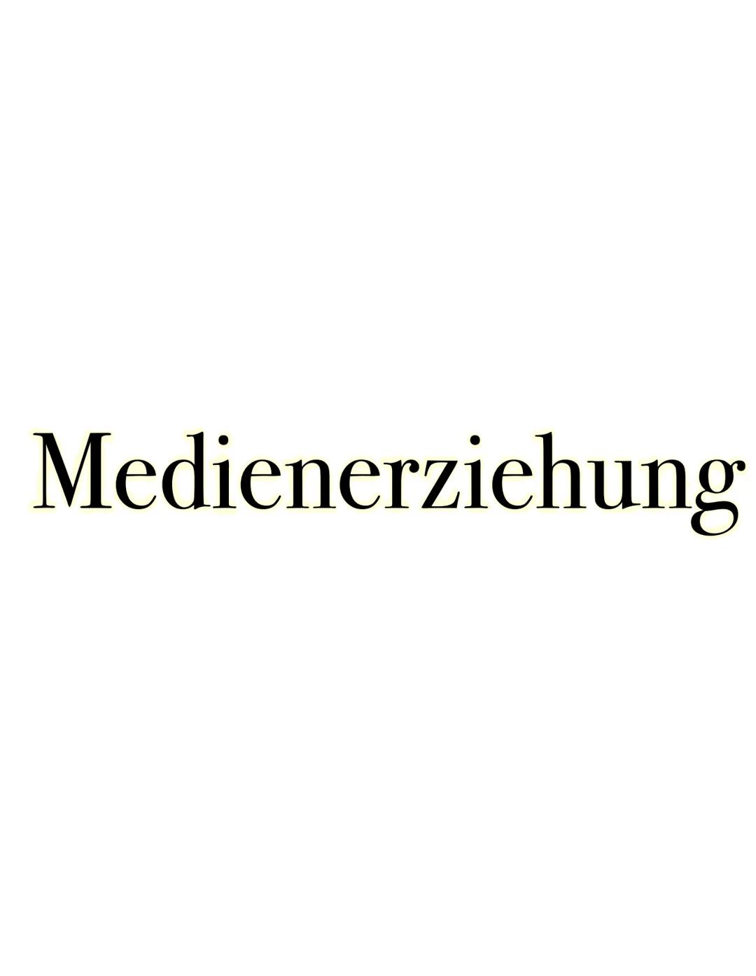 Medienerziehung # Allgemeines
-> digitale Medien spielen im Alltag der meisten Jugendlichen eine große Rolle -> wichtige
Sozialisationsinst