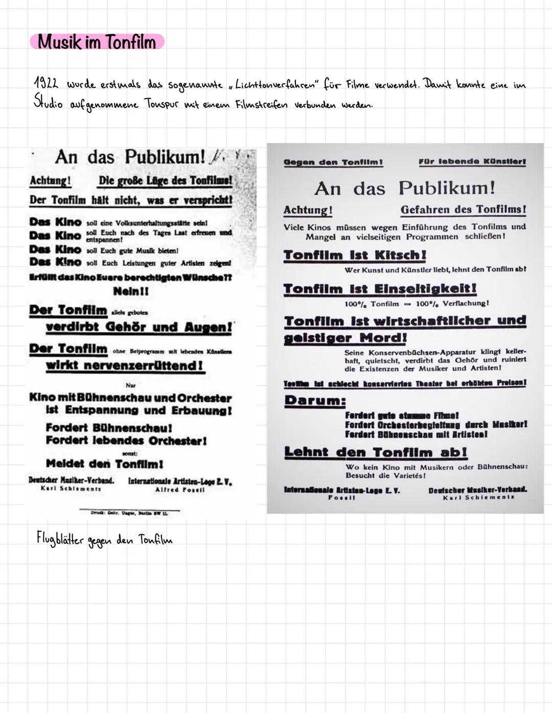 Filmmusik
Filmmusik bietet eine zusätzliche Informationsebene zu den Bildern
Sie kann die Szene illustrieren, interpretieren oder umdeuten
F