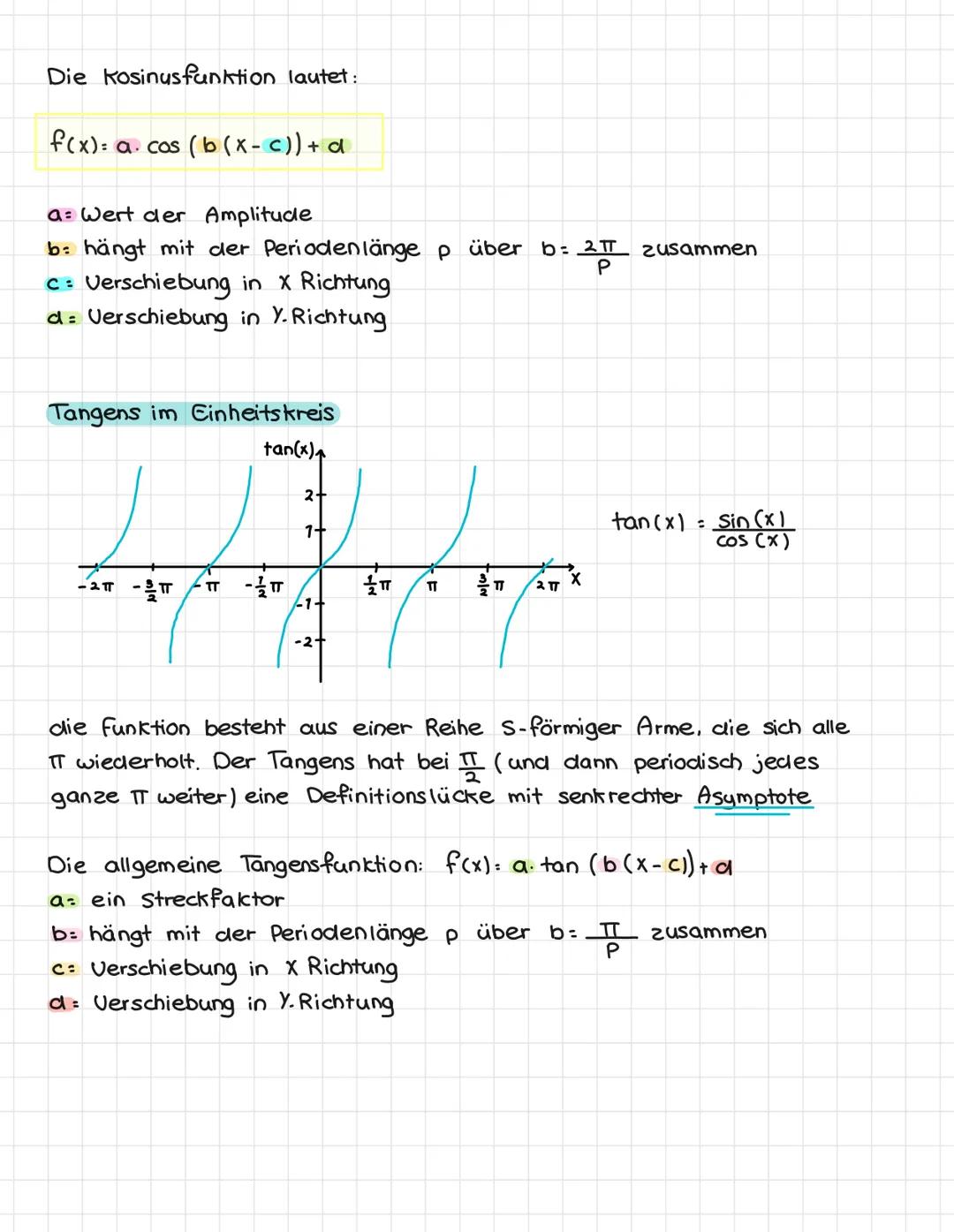 Sinus, Kosinus, Tangents
Info.
Mit dem Satz des Pythagoras lassen sich die Seiten im rechtwinkligen
Dreieck ausrechnen. Mithilfe von Sinus