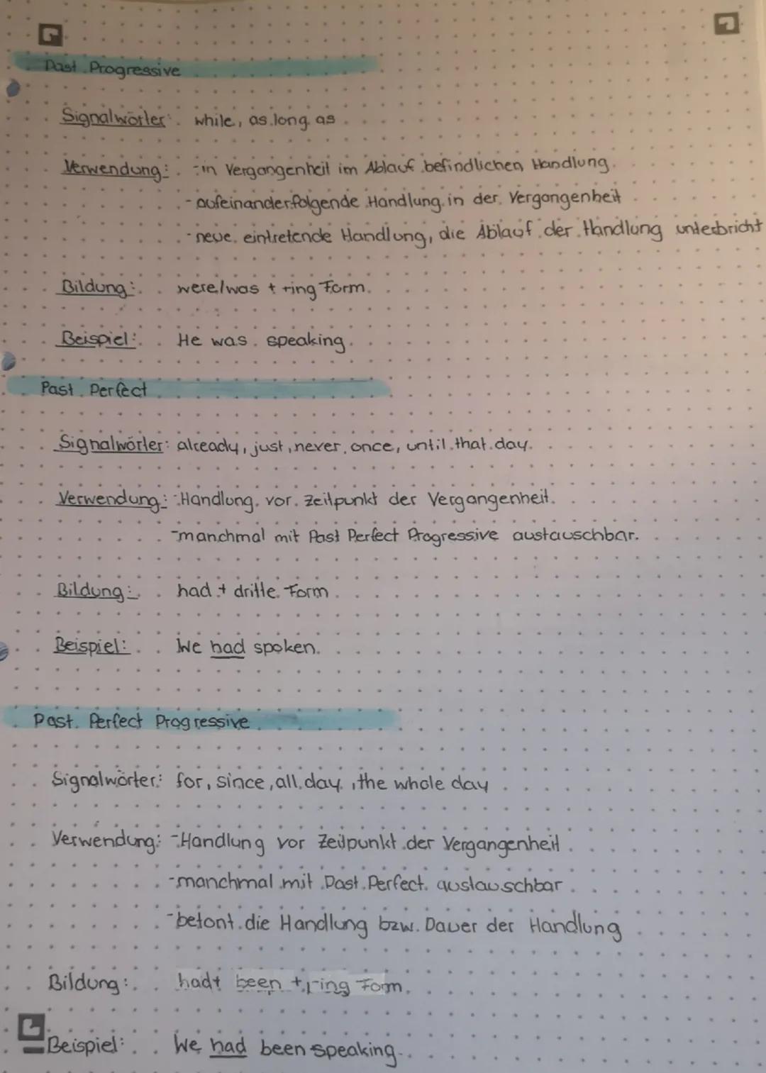 G
# Zeitformen
im Englischen
Simpel Present
Signalwörter: everyday, sometimes, always, often
Verwendung - Handlung in Gegenwart
- Fests