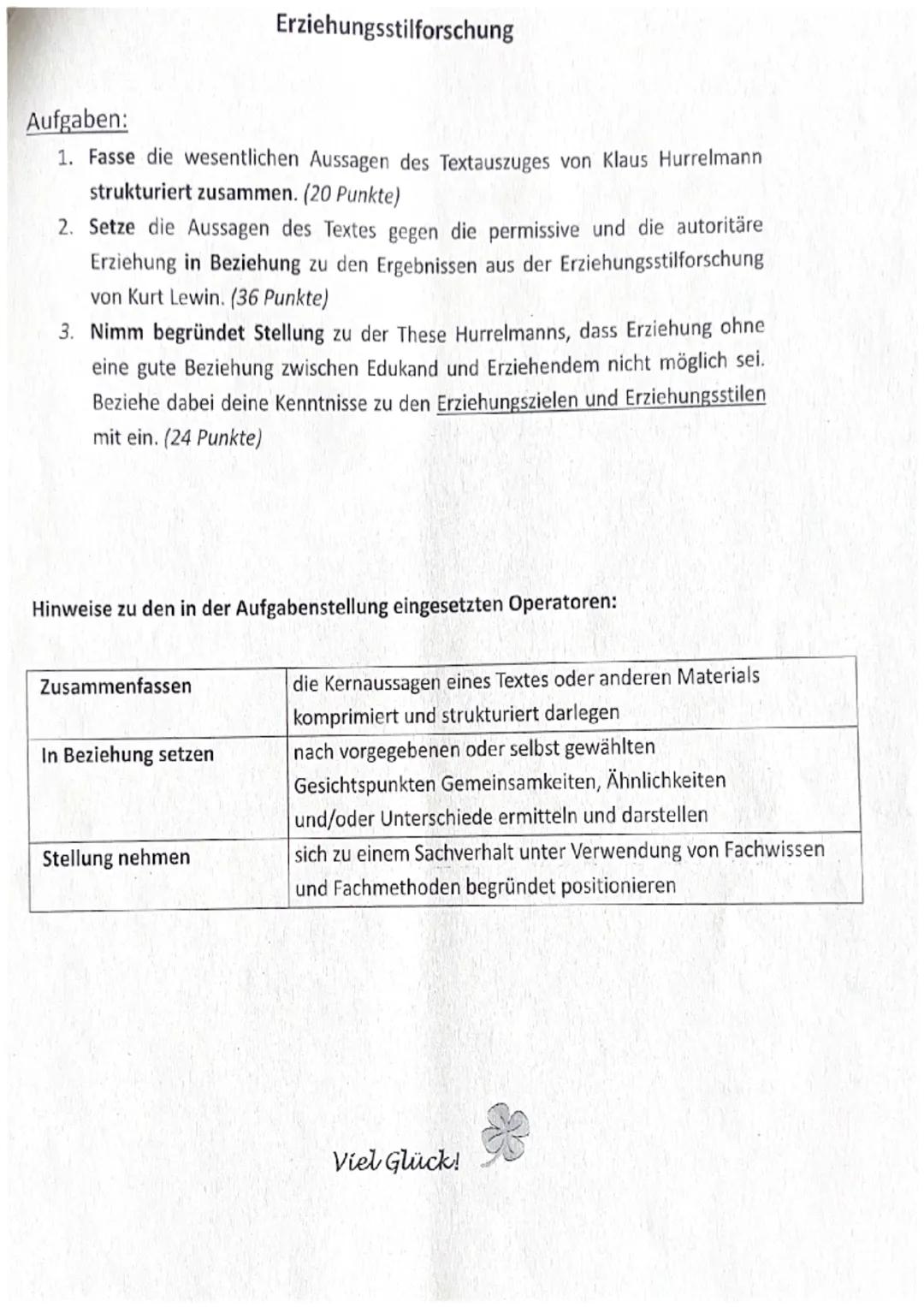 Argumente gegen die permissive¹ und die autoritäre Erziehung
faile
Die vorliegende Fachliteratur belegt, dass Aggression und Gewalt bei Kind