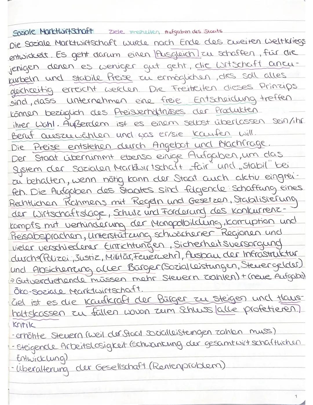 Die soziale Marktwirtschaft, Stabilität und Wachstumsgesetz, magisches Viereck, Sechseck, Deflation, Inflation, Wirtschaftswachstum, BIP, Arbeitslosigkeit