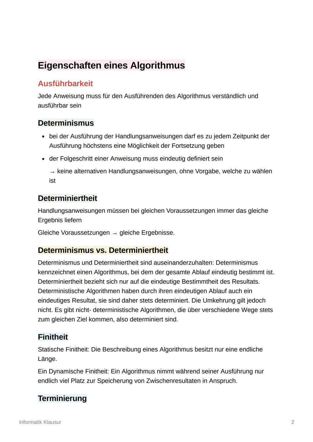 # Informatik Klausur
* Thema Algorithmen, Scratch, Kodierung, Verschlüsselung
* Datum @December 2, 2022
* Status Nicht geschrieben
# Algor