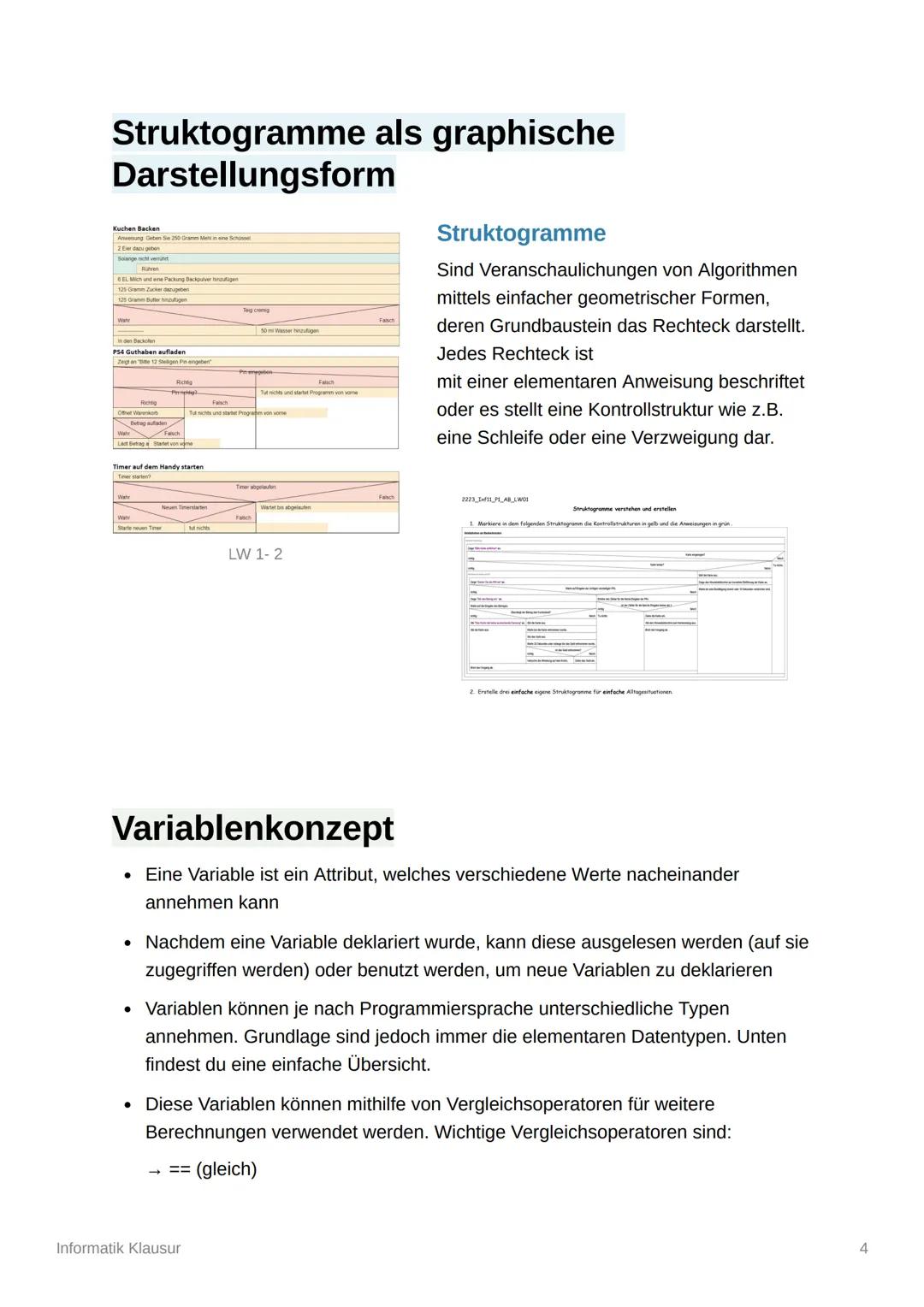 # Informatik Klausur
* Thema Algorithmen, Scratch, Kodierung, Verschlüsselung
* Datum @December 2, 2022
* Status Nicht geschrieben
# Algor
