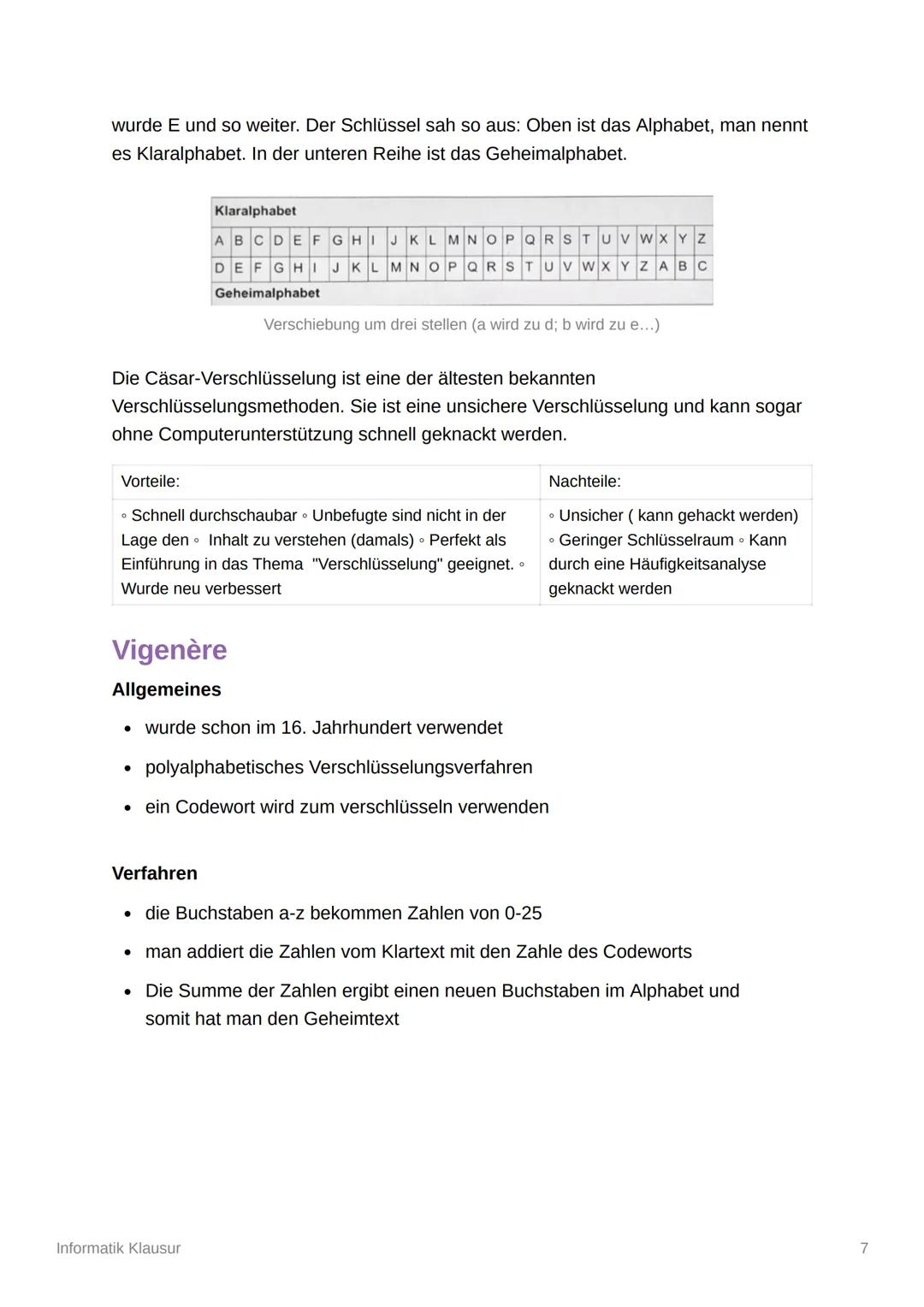 # Informatik Klausur
* Thema Algorithmen, Scratch, Kodierung, Verschlüsselung
* Datum @December 2, 2022
* Status Nicht geschrieben
# Algor