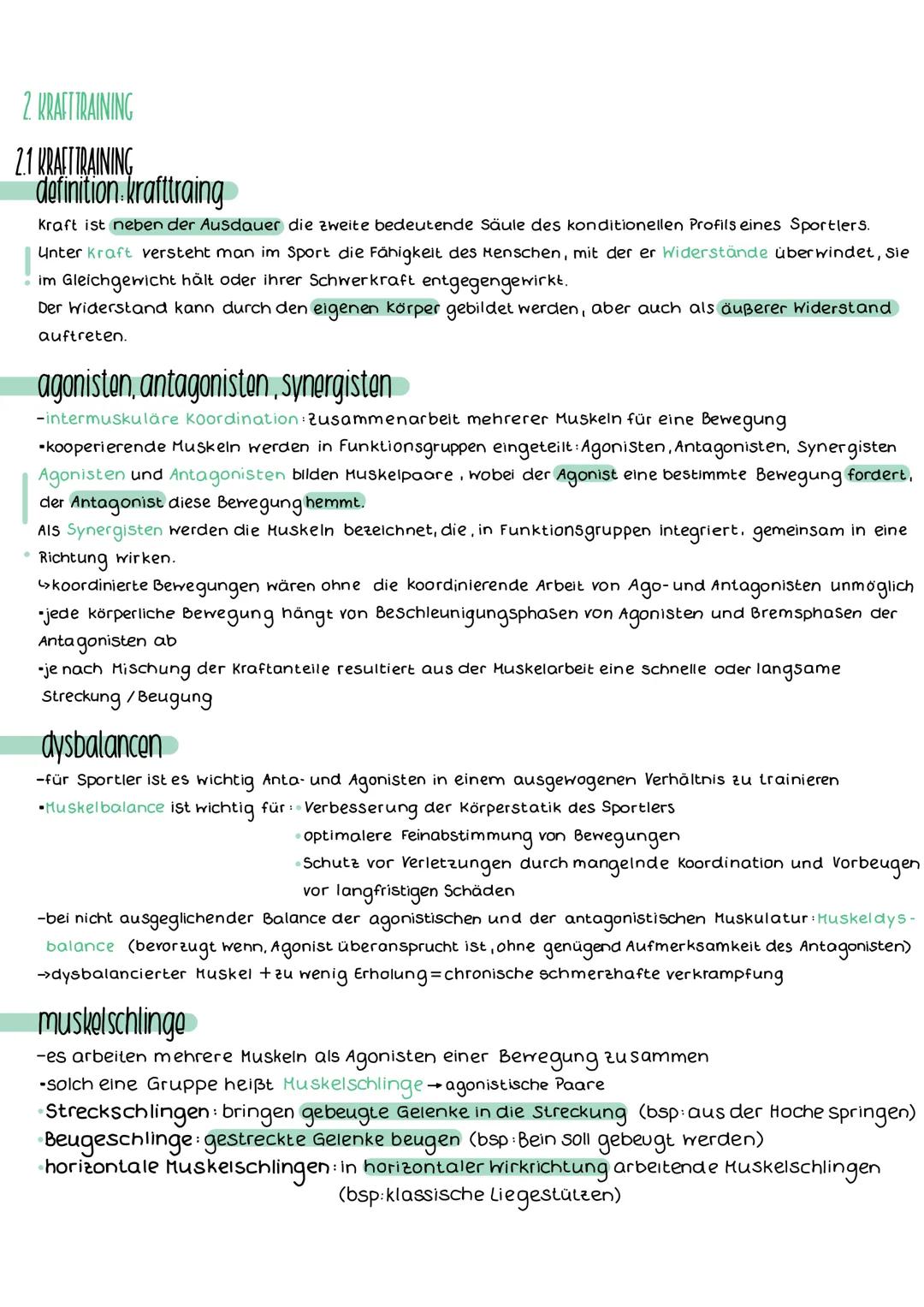 2. KRAFTTRAINING
2.1 KRAFTTRAINING
definition krafttraing
Kraft ist neben der Ausdauer die zweite bedeutende Säule des konditionellen Prof