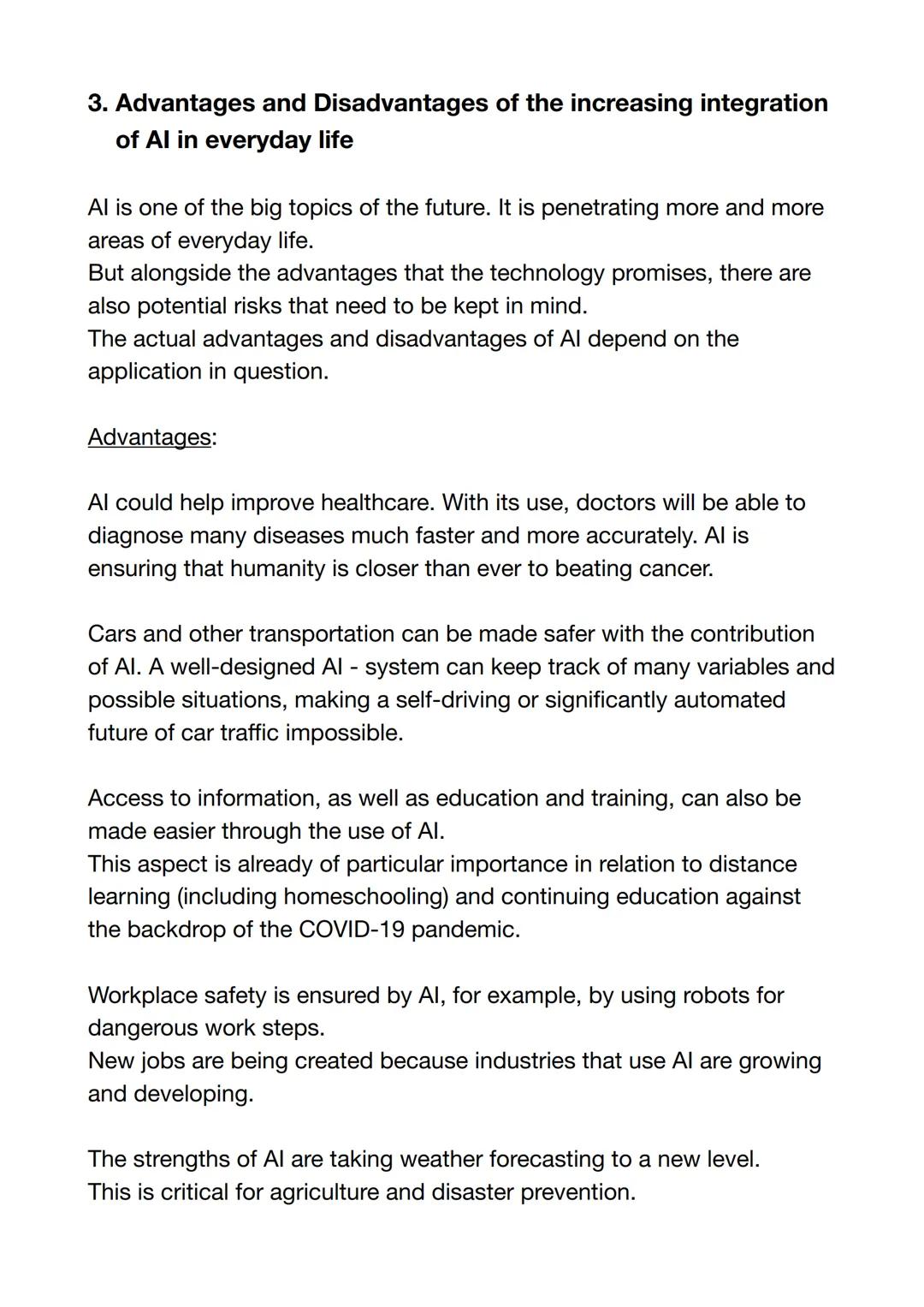 Contents:
Introduction
Page:
3
1. What is meant by artificial intelligence (AI)?
4
1.1 The weak Al
5
1.2 The strong Al
5
1.3 Comparison bet