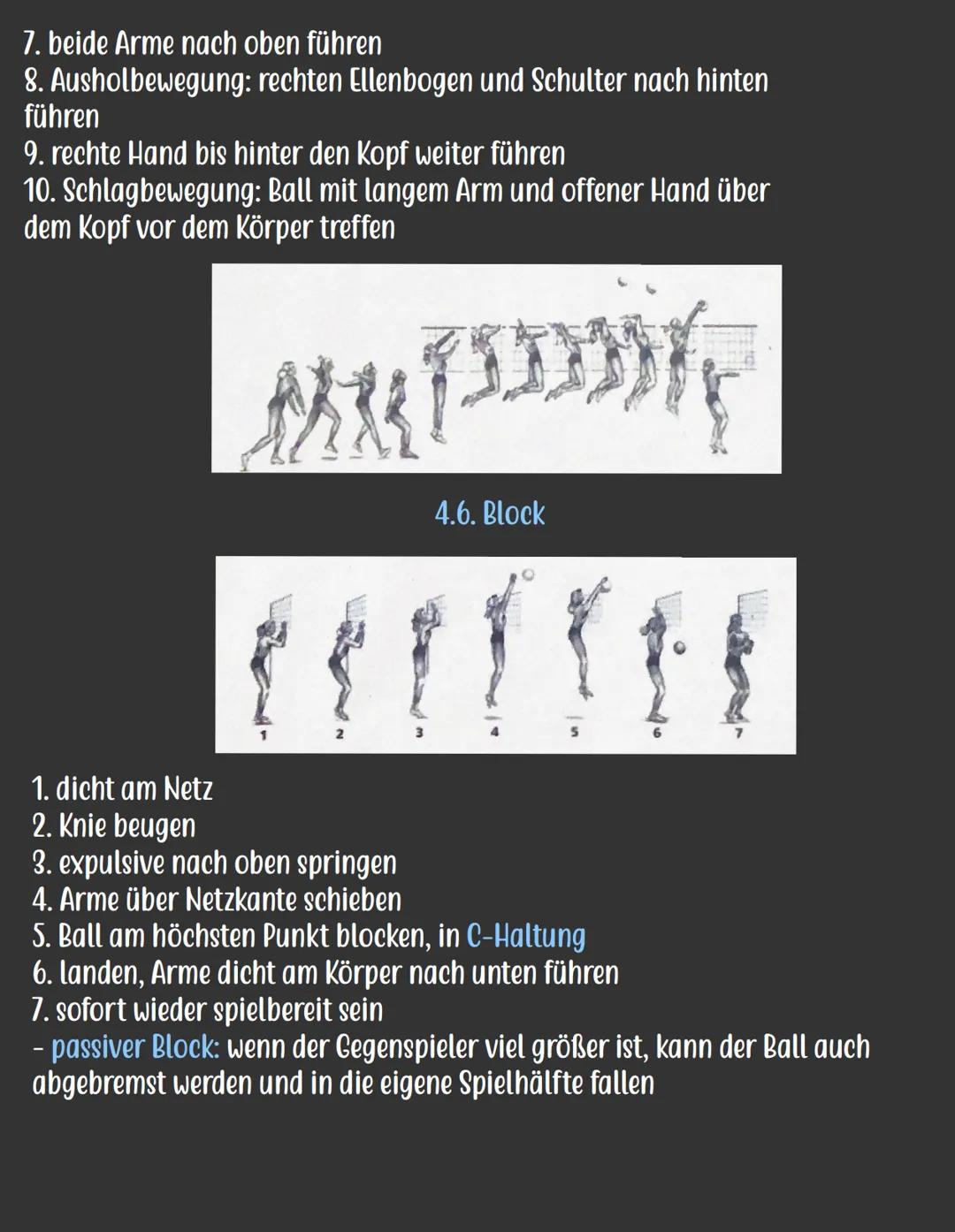 # 1. Spielidee
- Ball wird durch Aufschlag ins Spiel gebracht
- max. 3 Ballberührungen einer Mannschaft (Ausnahme: Block)
- Ziel: ball auf B