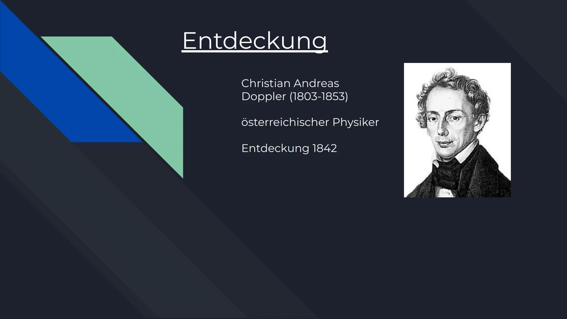 Der Doppler-Effekt # Inhaltsverzeichnis
- Entdeckung
- Akustischer Doppler-Effekt
- Beispiel: Krankenwagen
- Anwendungsbeispiele
- Formeln