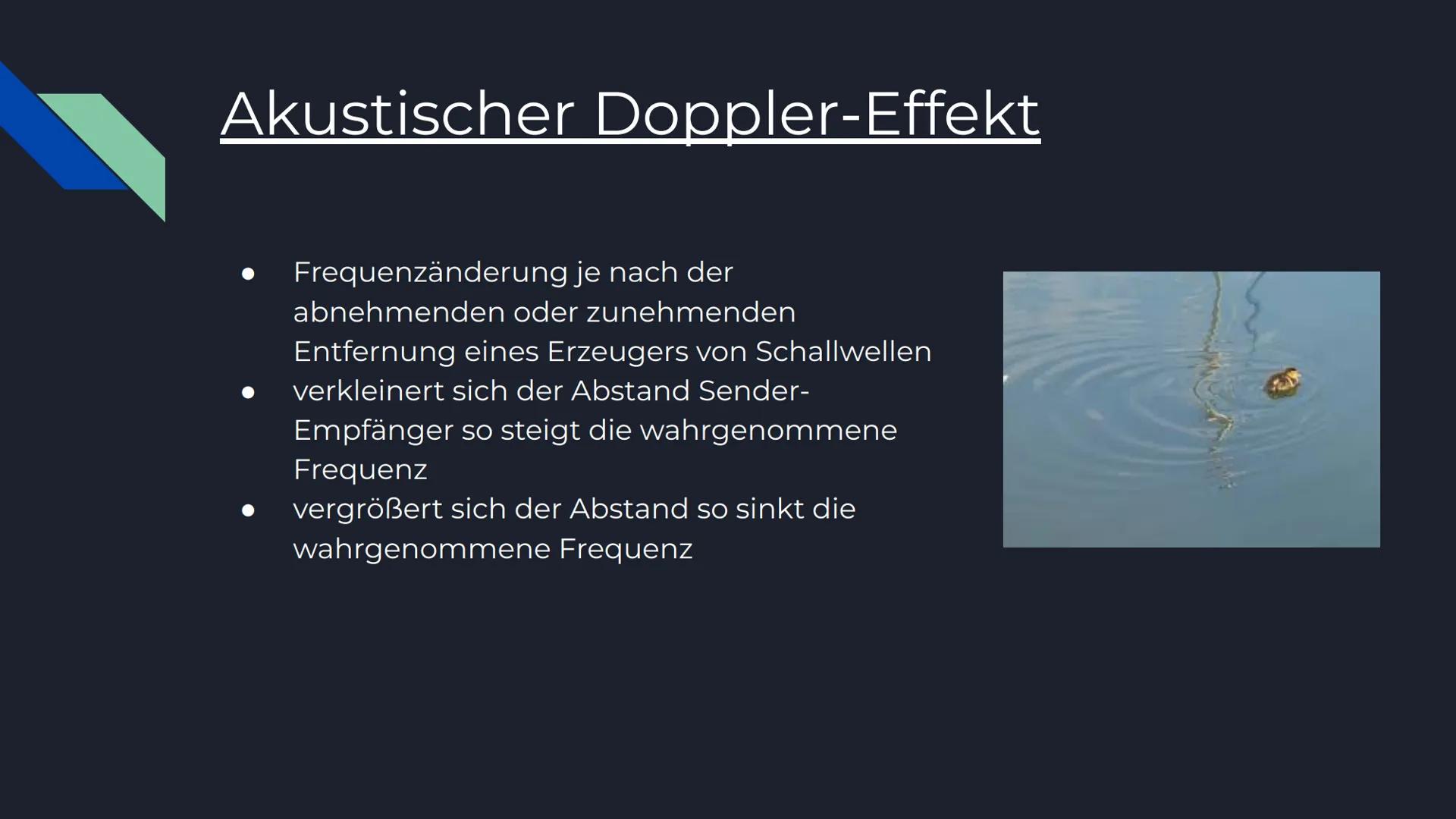 Der Doppler-Effekt # Inhaltsverzeichnis
- Entdeckung
- Akustischer Doppler-Effekt
- Beispiel: Krankenwagen
- Anwendungsbeispiele
- Formeln