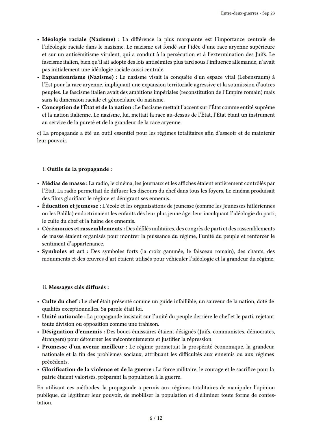 # Entre-deux-guerres
Généré par Knowunity.fr - Sep 23
Description: Cet examen couvre l'Entre-deux-guerres, les démocraties fragilisées et